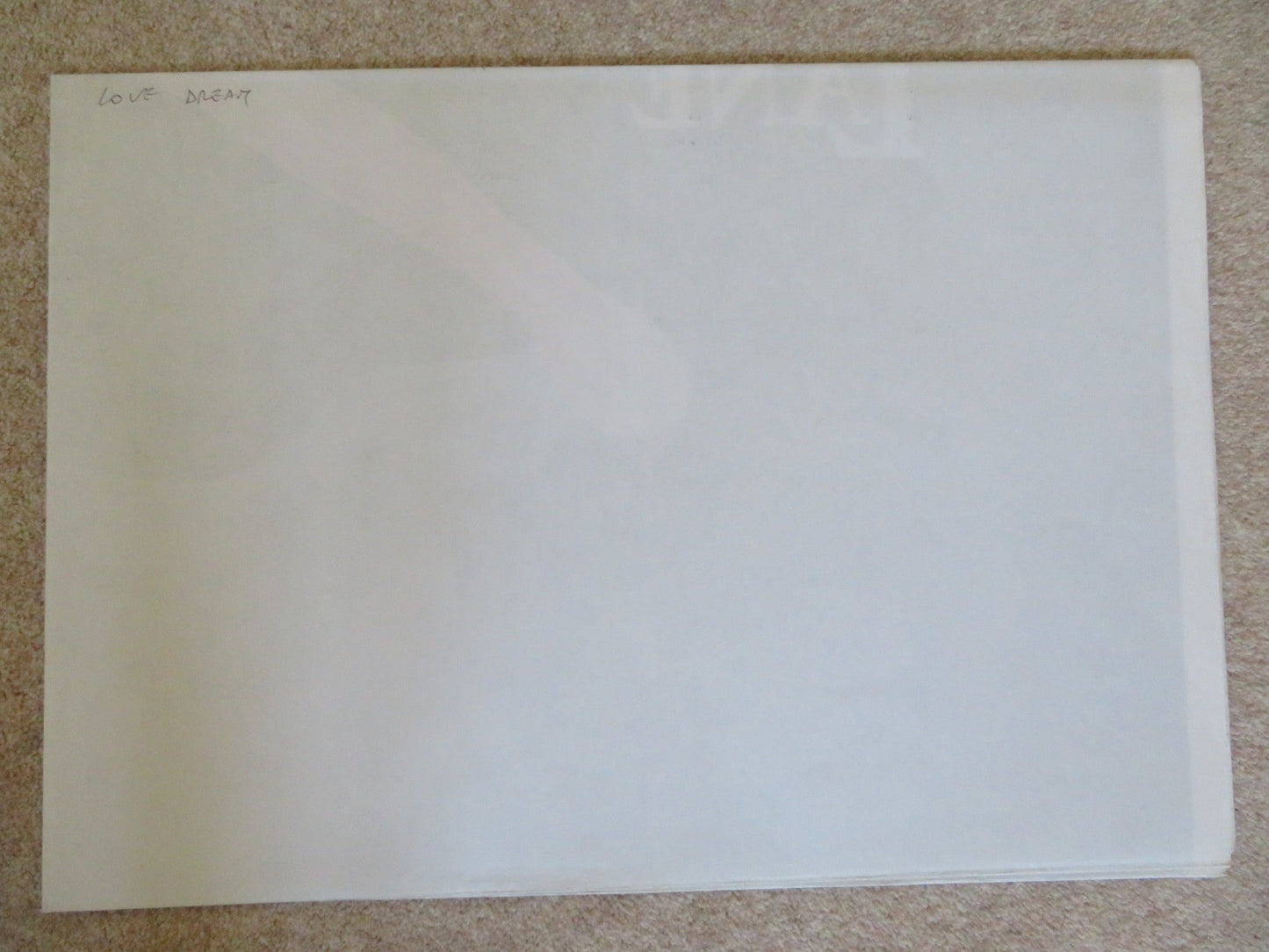 LOVE DREAM ITALIAN 2 FOGLIO POSTER CHRISTOPHER LAMBERT DIANE LANE 1988 Rendezvous Cinema Movie posters