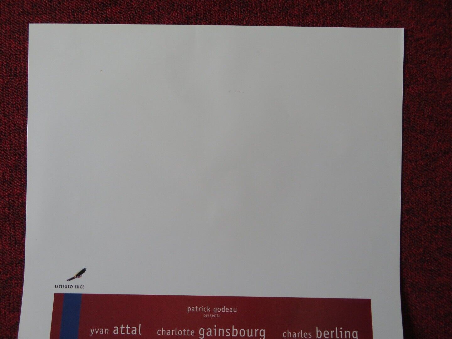 LOVE ETC. ITALIAN LOCANDINA (27.5"x13") POSTER CHARLOTTE GAINSBOURG 1997 Movie posters