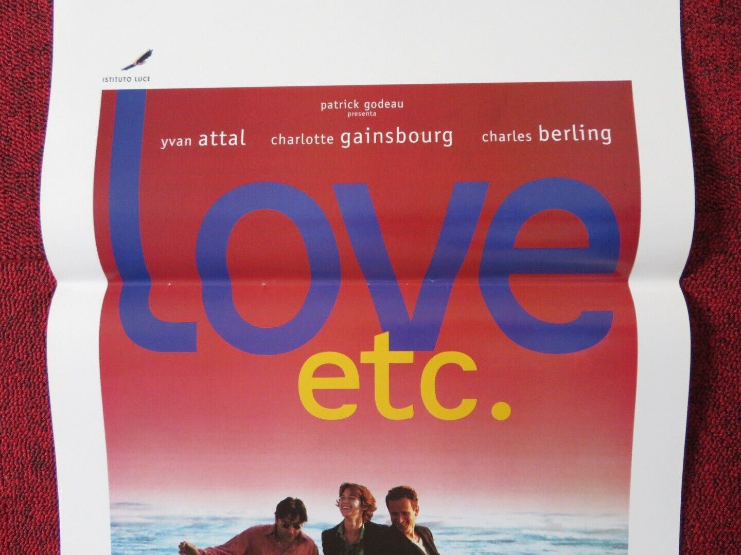 LOVE ETC. ITALIAN LOCANDINA (27.5"x13") POSTER CHARLOTTE GAINSBOURG 1997 Movie posters