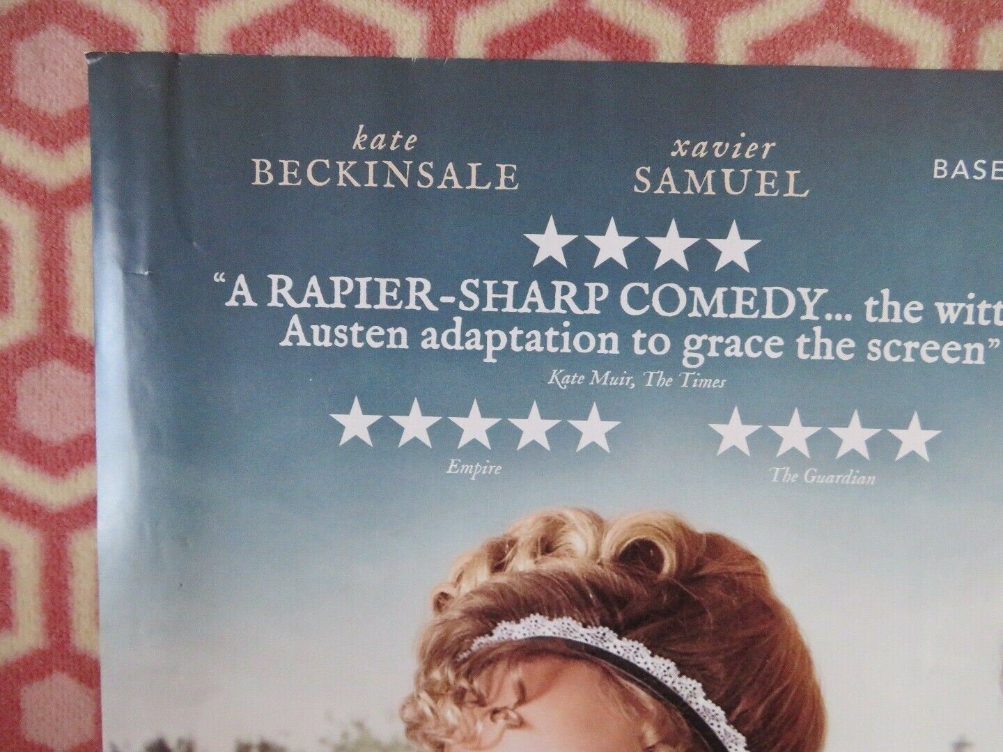 LOVE & FRIENDSHIP QUAD (30"x 40") ROLLED POSTER STEPHEN FRY KATE BECKINGSALE '16 Movie posters