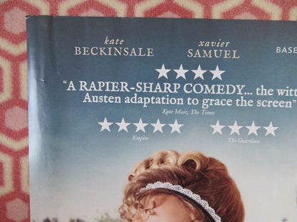 LOVE & FRIENDSHIP QUAD (30"x 40") ROLLED POSTER STEPHEN FRY KATE BECKINGSALE '16 Movie posters