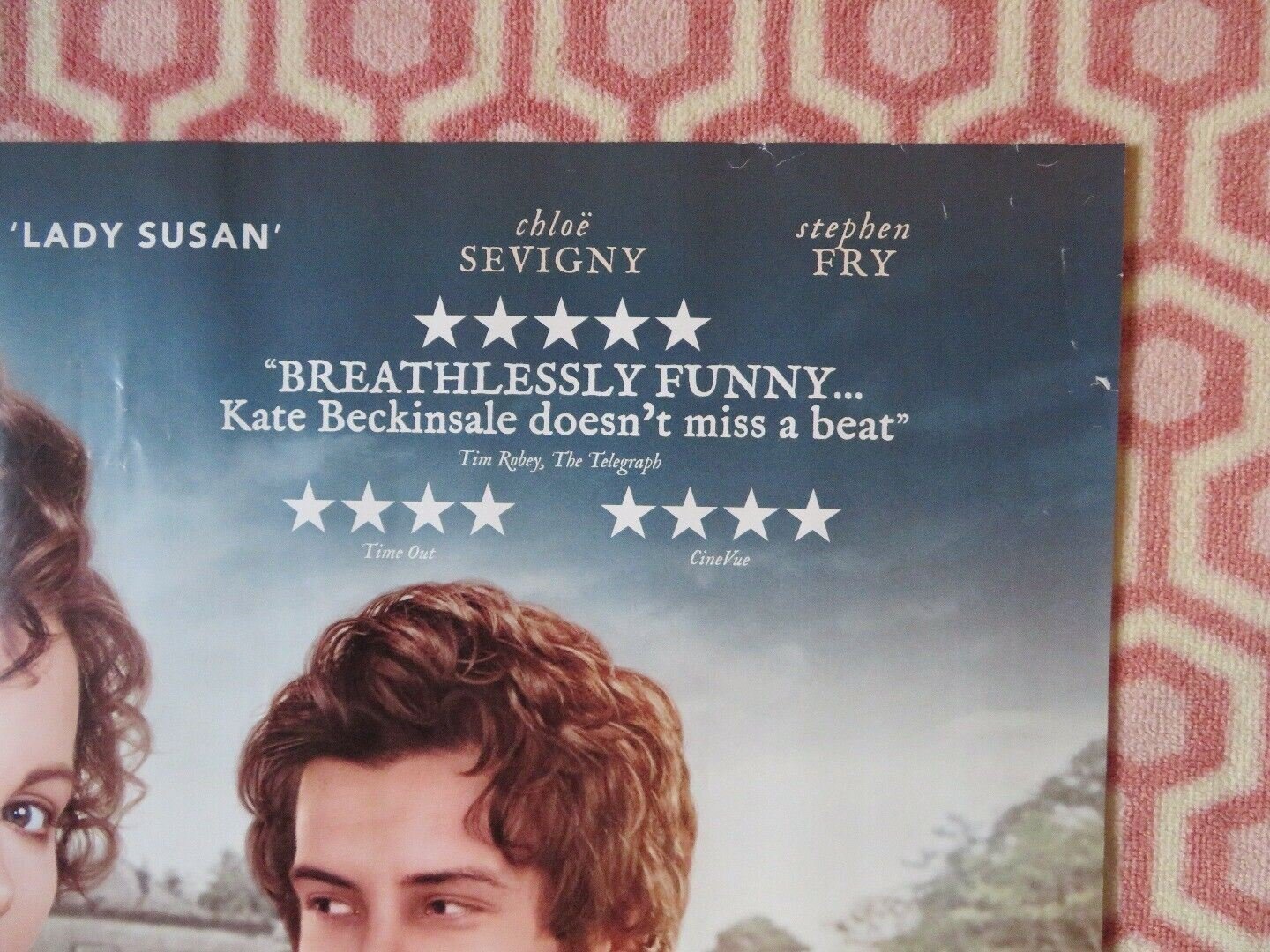 LOVE & FRIENDSHIP QUAD (30"x 40") ROLLED POSTER STEPHEN FRY KATE BECKINGSALE '16 Movie posters