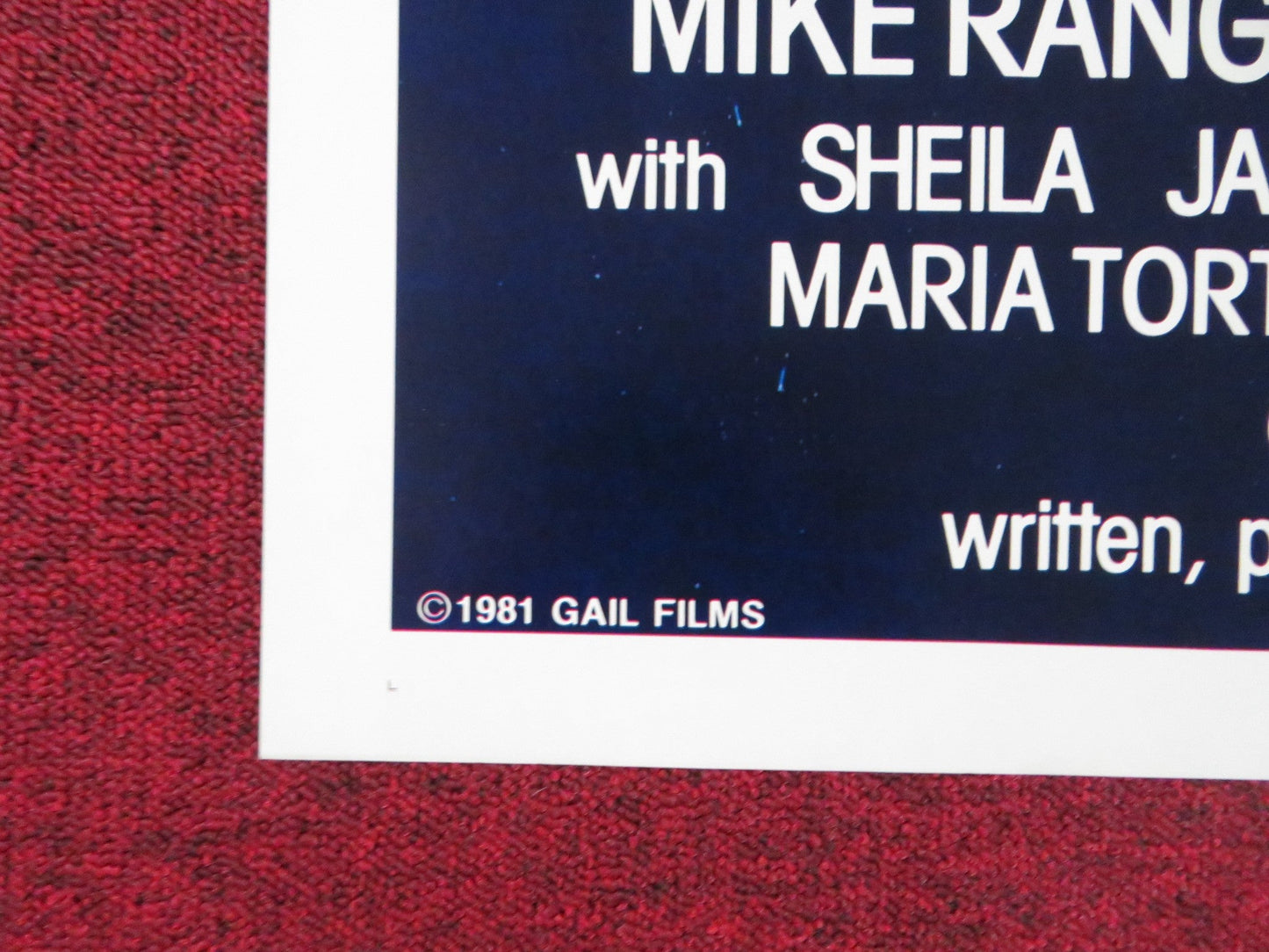 LOVE GODDESSES FOLDED US ONE SHEET POSTER SEKA JULIETTE ANDERSON 1981 Rendezvous Cinema Movie posters