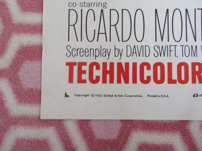 LOVE IS A BALL 1963 US ONE SHEET POSTER GLEN FORD HOPE LANGE SAVALAS Movie posters