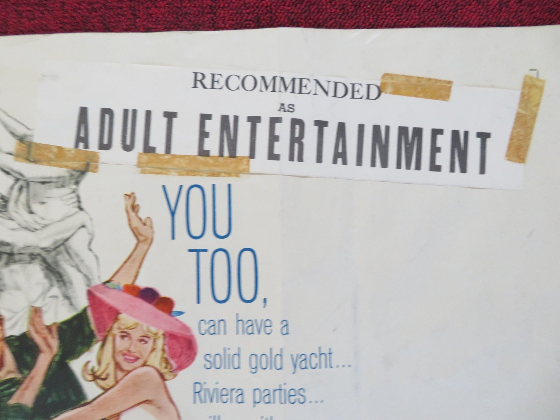 LOVE IS A BALL US HALF SHEET (22"x 28") POSTER GLENN FORD HOPE LANGE 1963 Rendezvous Cinema Movie posters