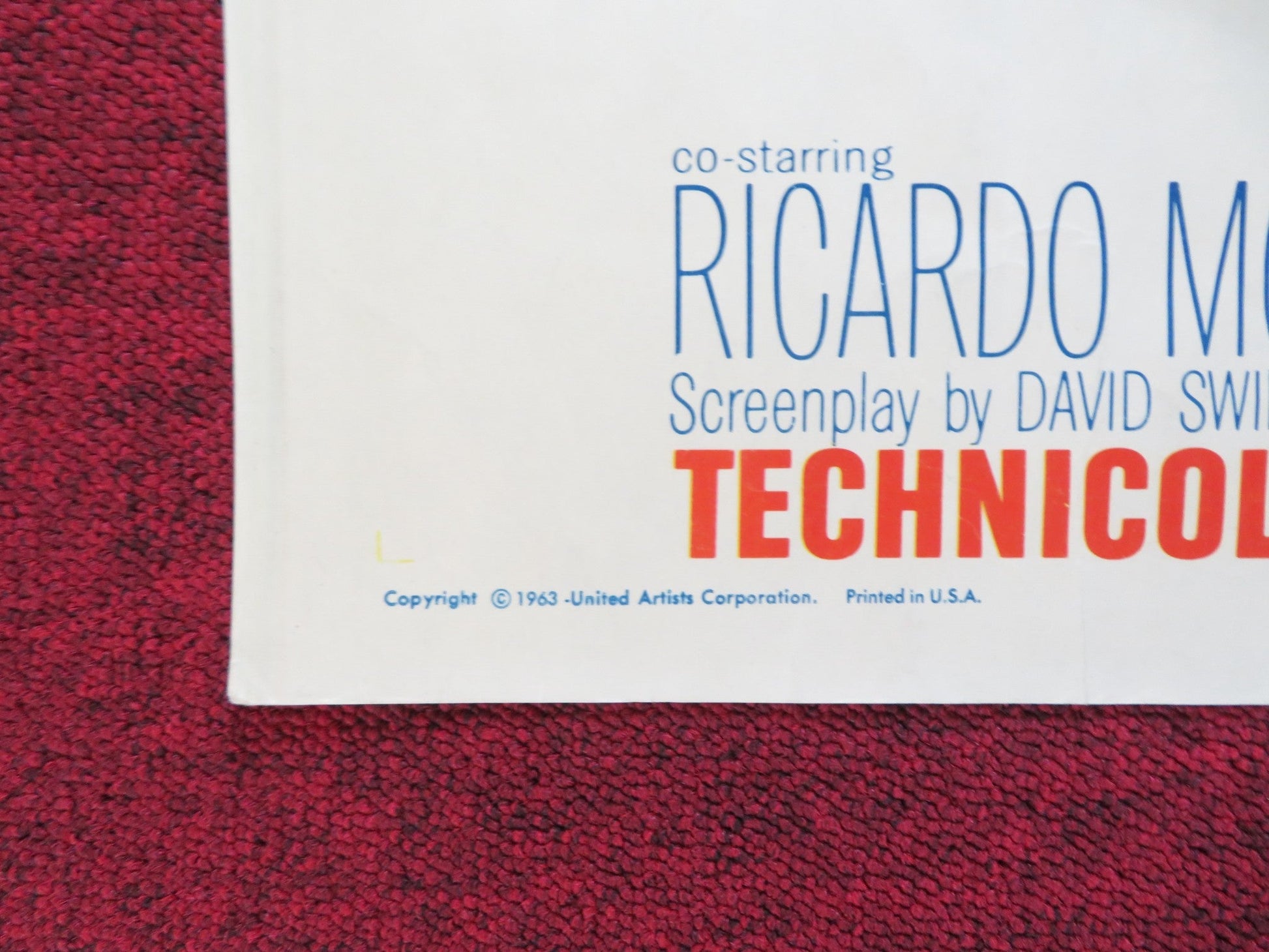 LOVE IS A BALL US HALF SHEET (22"x 28") POSTER GLENN FORD HOPE LANGE 1963 Rendezvous Cinema Movie posters