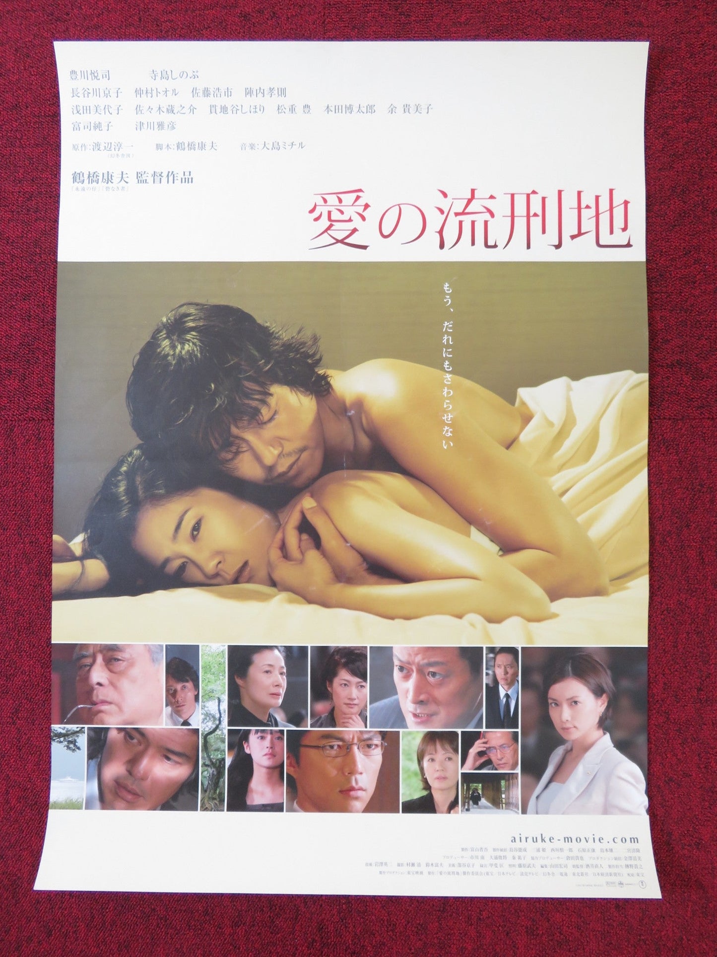 LOVE NEVER TO END JAPANESE B2 POSTER ETSUSHI TOYOKAWA SHINOBU TERAJIMA 2007 Rendezvous Cinema Movie posters