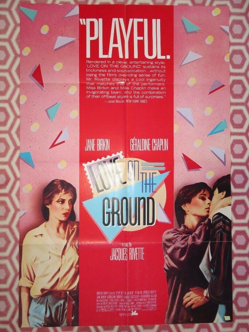 LOVE ON THE GROUND US ONE SHEET POSTER JANE BIRKIN GERALDINE CHAPLIN - Rendezvous Cinema