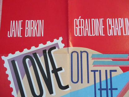 LOVE ON THE GROUND US ONE SHEET POSTER JANE BIRKIN GERALDINE CHAPLIN - Rendezvous Cinema