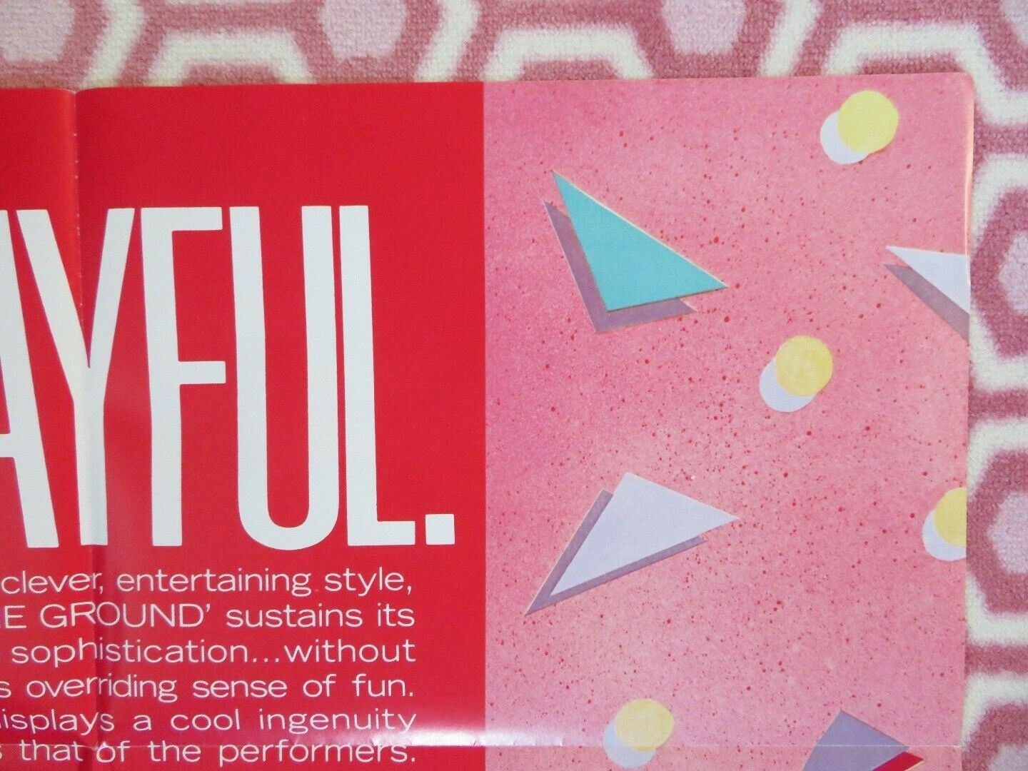 LOVE ON THE GROUND US ONE SHEET POSTER JANE BIRKIN GERALDINE CHAPLIN - Rendezvous Cinema