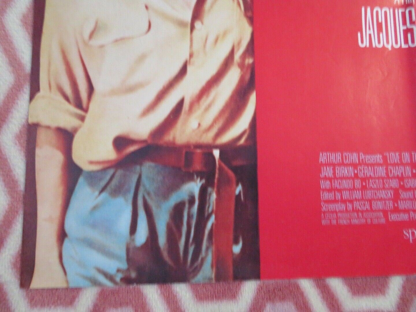 LOVE ON THE GROUND US ONE SHEET POSTER JANE BIRKIN GERALDINE CHAPLIN - Rendezvous Cinema