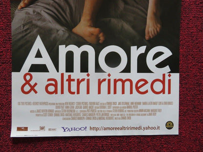 LOVE & OTHER DRUGS ITALIAN LOCANDINA (27"x12.5") POSTER JAKE GYLLENHAAL 2010 - Rendezvous Cinema