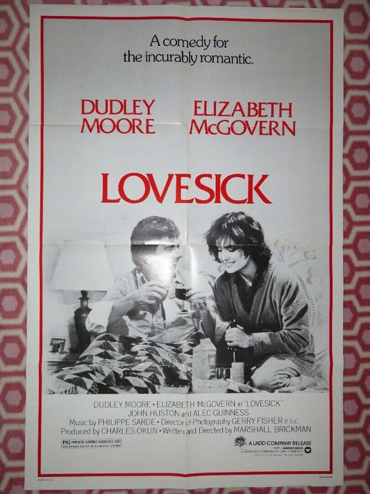LOVE SICK US ONE SHEET POSTER DUDLEY MOORE ELIZABETH MCGOVERN 1983 Rendezvous Cinema Movie posters