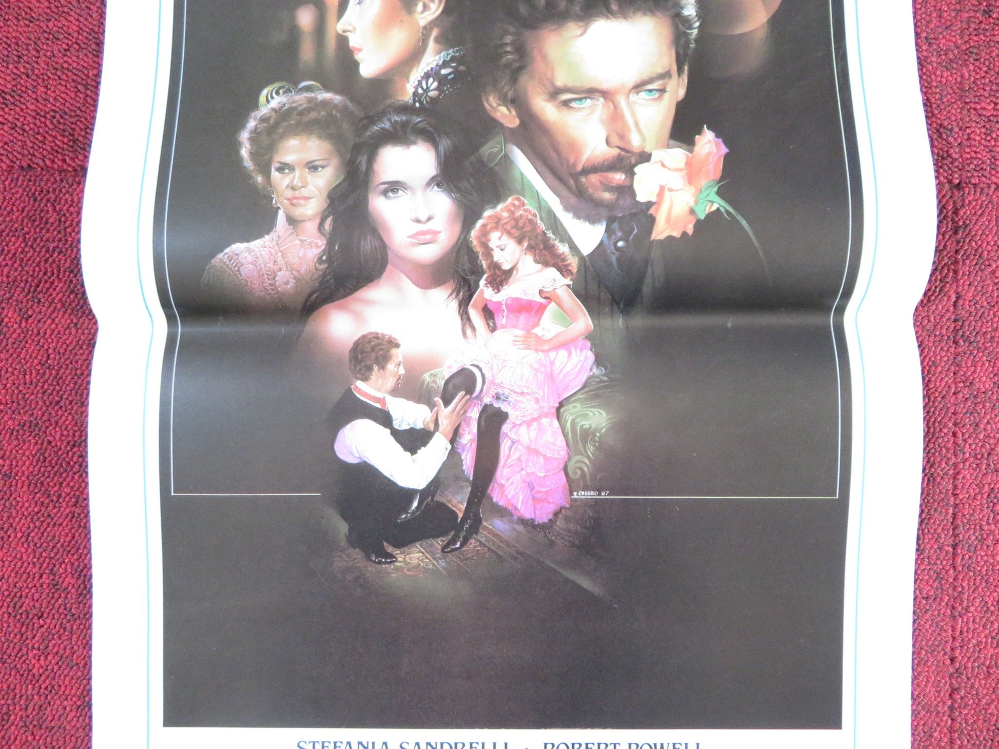 LOVE SINS ITALIAN LOCANDINA POSTER STEFANIA SANDRELLI ROBERT POWELL 1987 Rendezvous Cinema Movie posters