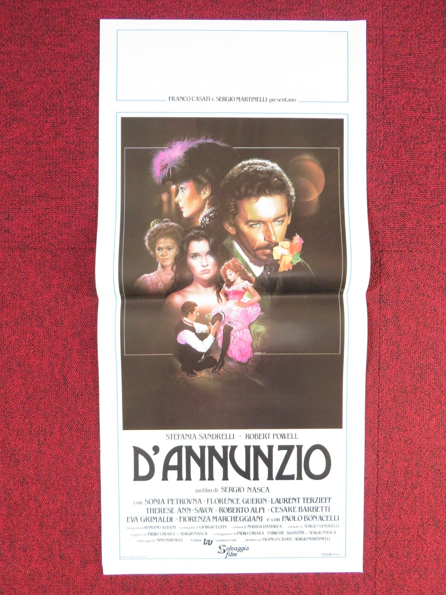 LOVE SINS ITALIAN LOCANDINA POSTER STEFANIA SANDRELLI ROBERT POWELL 1987 Rendezvous Cinema Movie posters