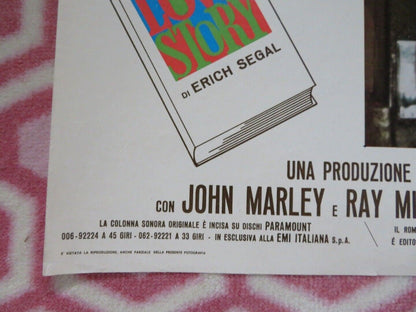 LOVE STORY ITALIAN PHOTOBUSTA POSTER ALI MACGRAW RYAN O'NEAL 1970 - Rendezvous Cinema