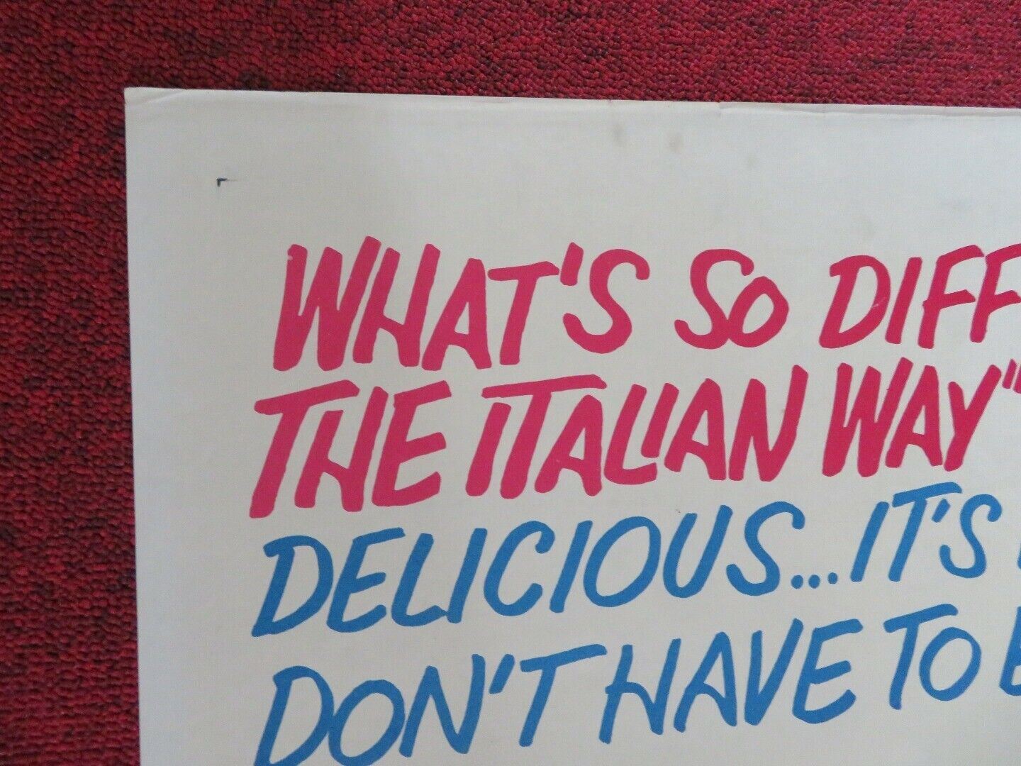 LOVE THE ITALIAN WAY FOLDED US ONE SHEET POSTER ELKE SOMMER UGO TOGNAZZI 1964 Movie posters