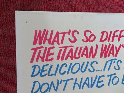 LOVE THE ITALIAN WAY FOLDED US ONE SHEET POSTER ELKE SOMMER UGO TOGNAZZI 1964 Movie posters