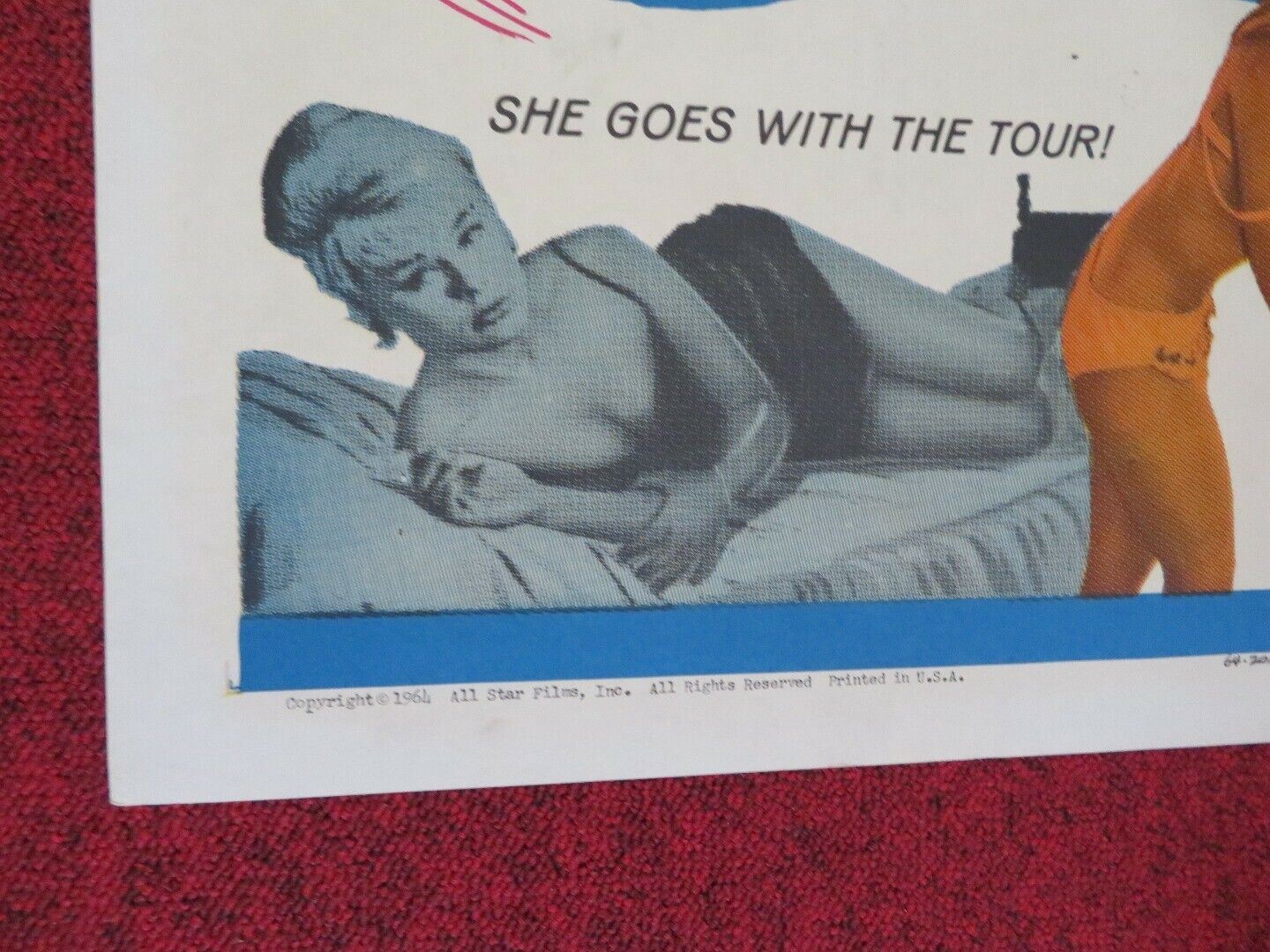 LOVE THE ITALIAN WAY FOLDED US ONE SHEET POSTER ELKE SOMMER UGO TOGNAZZI 1964 Movie posters