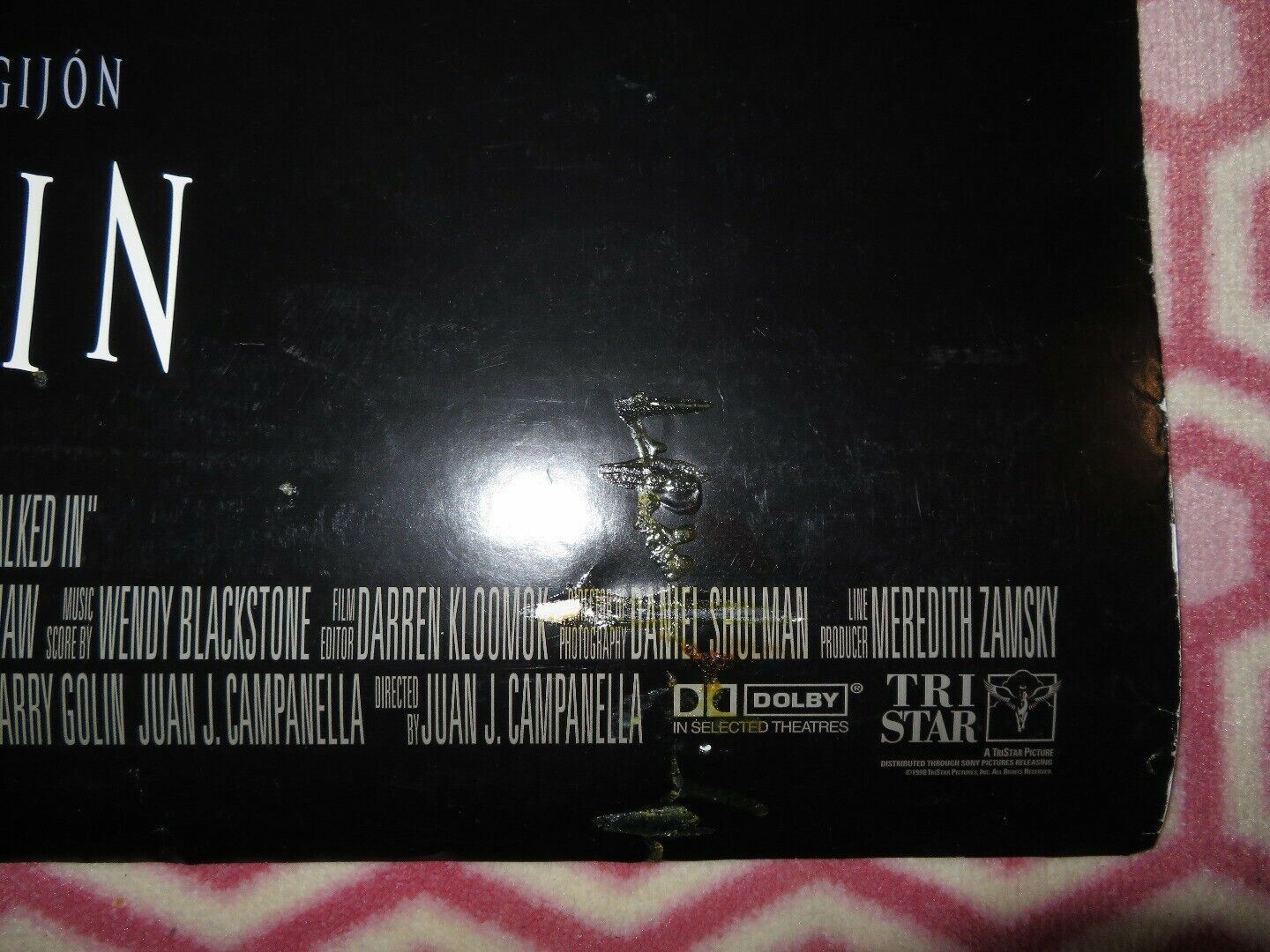 LOVE WALKED IN US ONE SHEET ROLLED POSTER DENIS LEARY TERENCE STAMP Rendezvous Cinema Movie posters