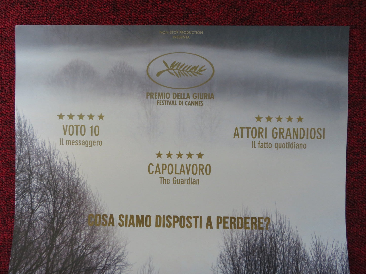 LOVELESS ITALIAN LOCANDINA POSTER MARYANA SPIVAK ALEKSEY ROZIN 2017 Rendezvous Cinema Movie posters