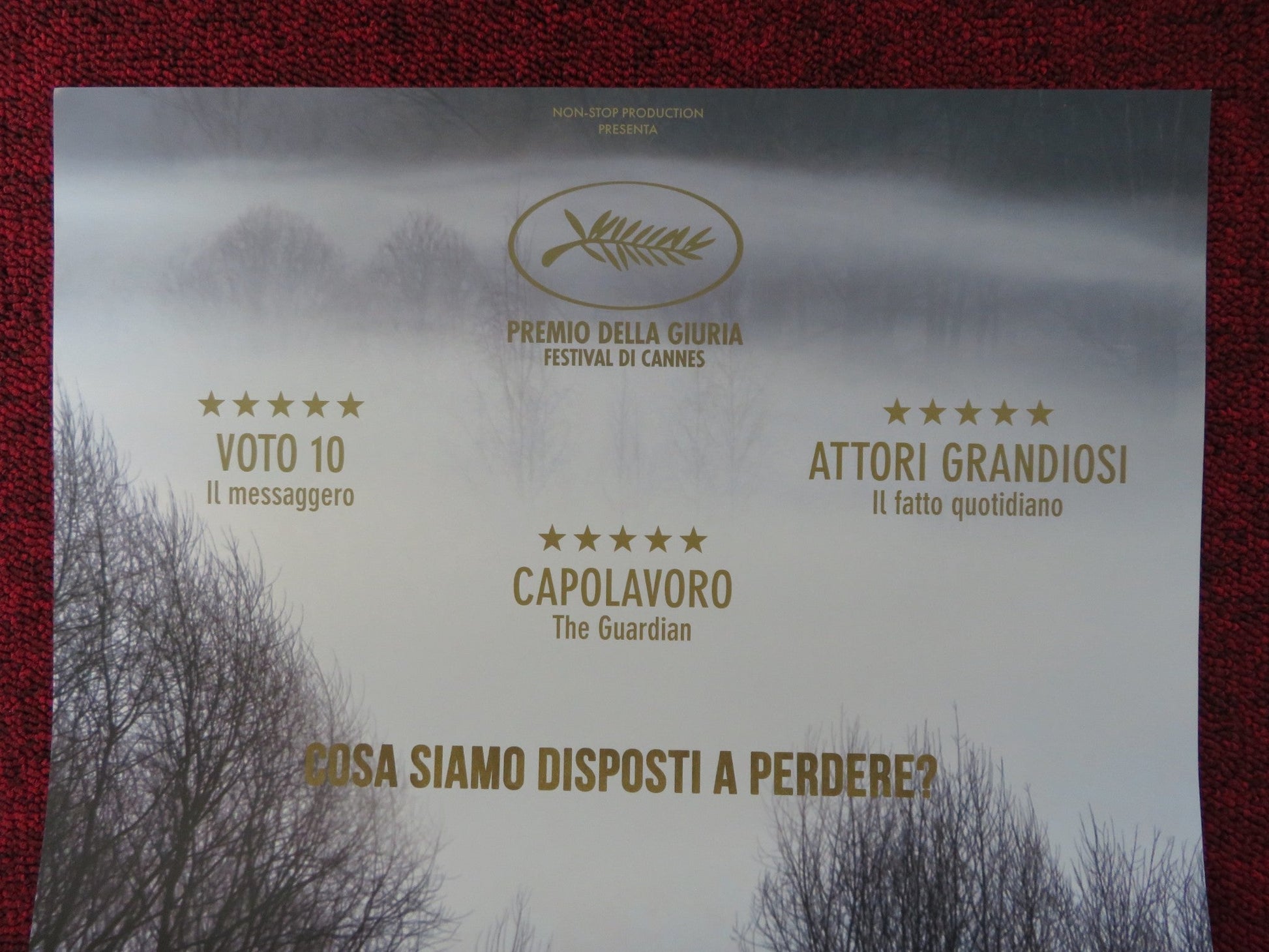 LOVELESS ITALIAN LOCANDINA POSTER MARYANA SPIVAK ALEKSEY ROZIN 2017 Rendezvous Cinema Movie posters