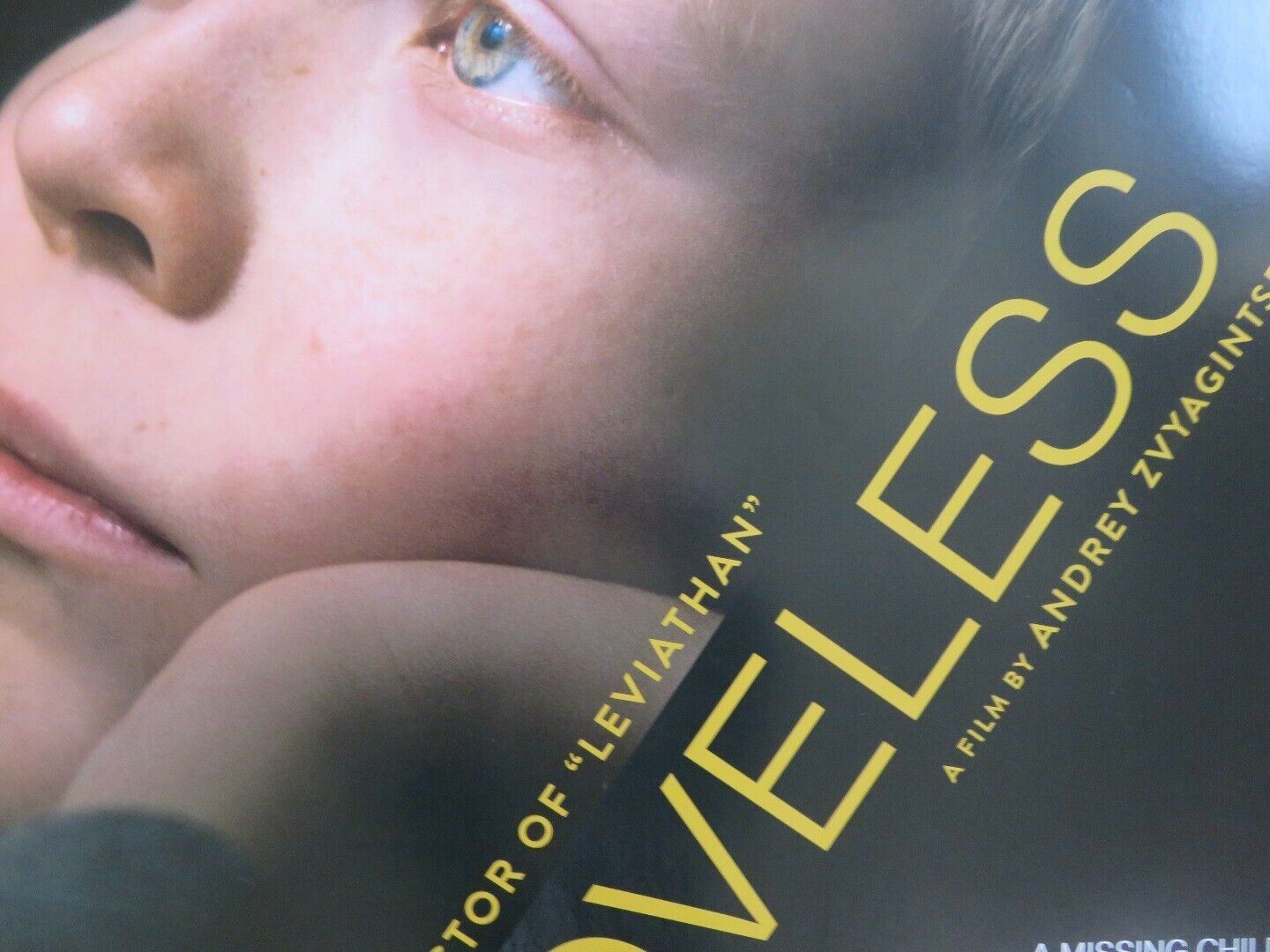 LOVELESS US ONE SHEET ROLLED POSTER ANDREY ZVYAGINTSEV 2017 Movie posters