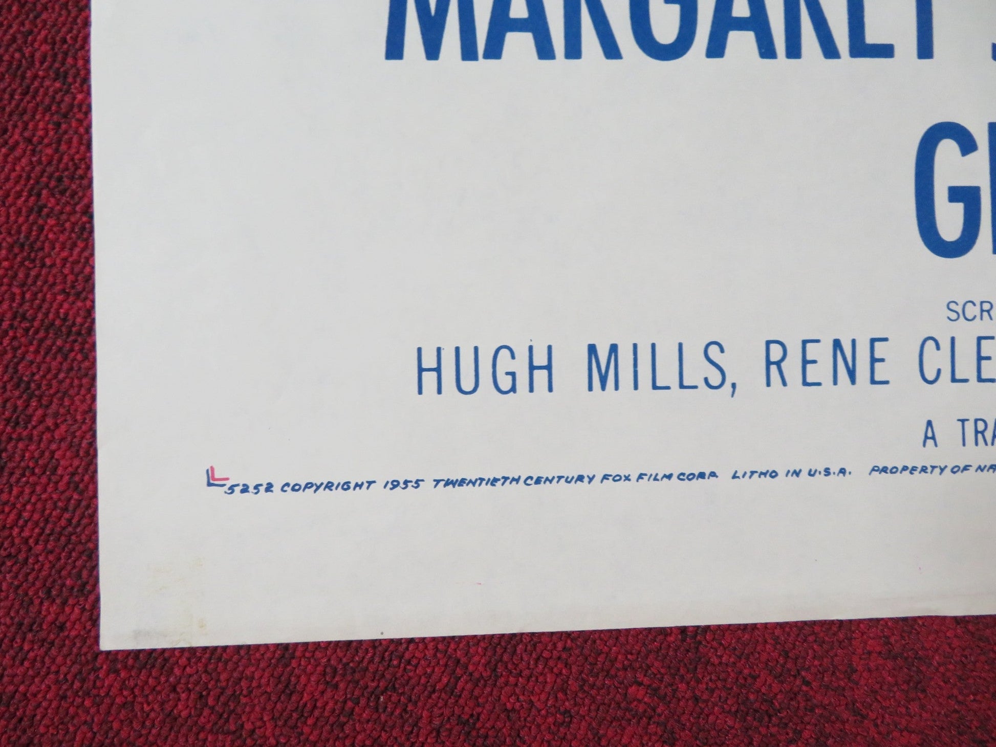 LOVER BOY / KNAVE OF HEARTS FOLDED US ONE SHEET POSTER GERARD PHILIPE 1955 Rendezvous Cinema Movie posters