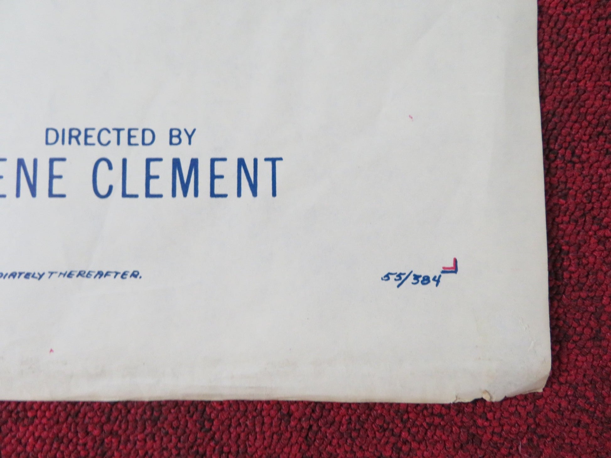 LOVER BOY / KNAVE OF HEARTS FOLDED US ONE SHEET POSTER GERARD PHILIPE 1955 Rendezvous Cinema Movie posters