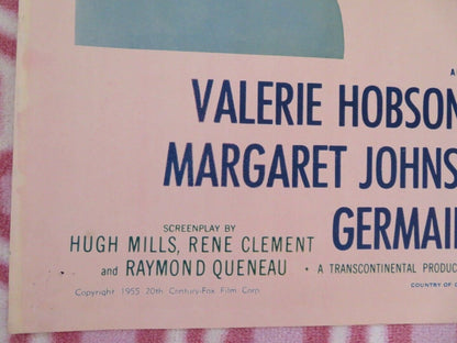 LOVER BOY/ Lovers, Happy Lovers! US HALF SHEET (22"x 28") POSTER G PHILIPE 1955 Movie posters