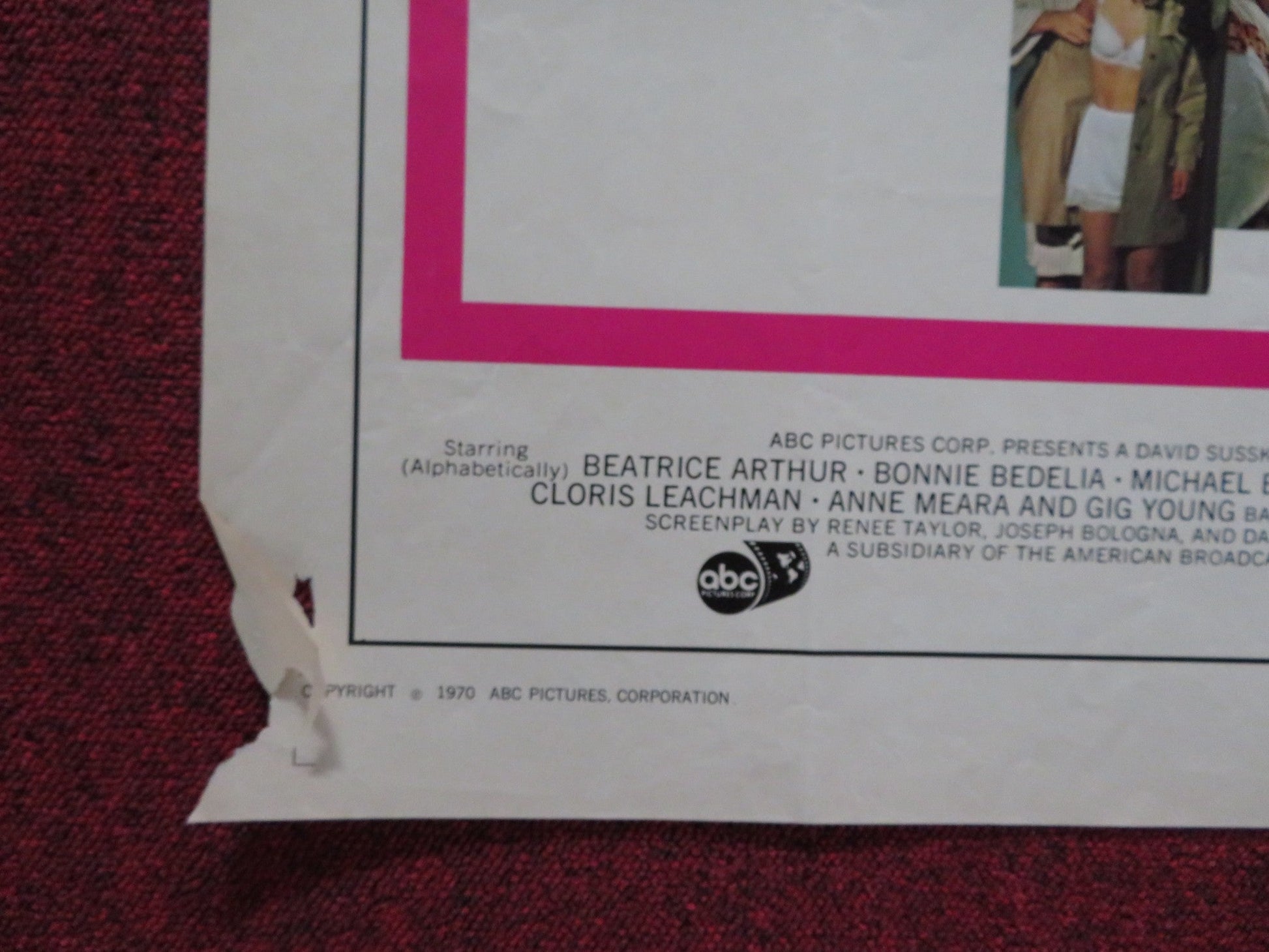 LOVERS AND OTHER STRANGERS FOLDED US ONE SHEET POSTER DIANE KEATON 1970 Rendezvous Cinema Movie posters