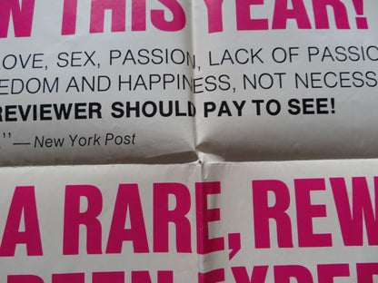 LOVERS AND OTHER STRANGERS FOLDED US ONE SHEET POSTER DIANE KEATON 1970 Rendezvous Cinema Movie posters