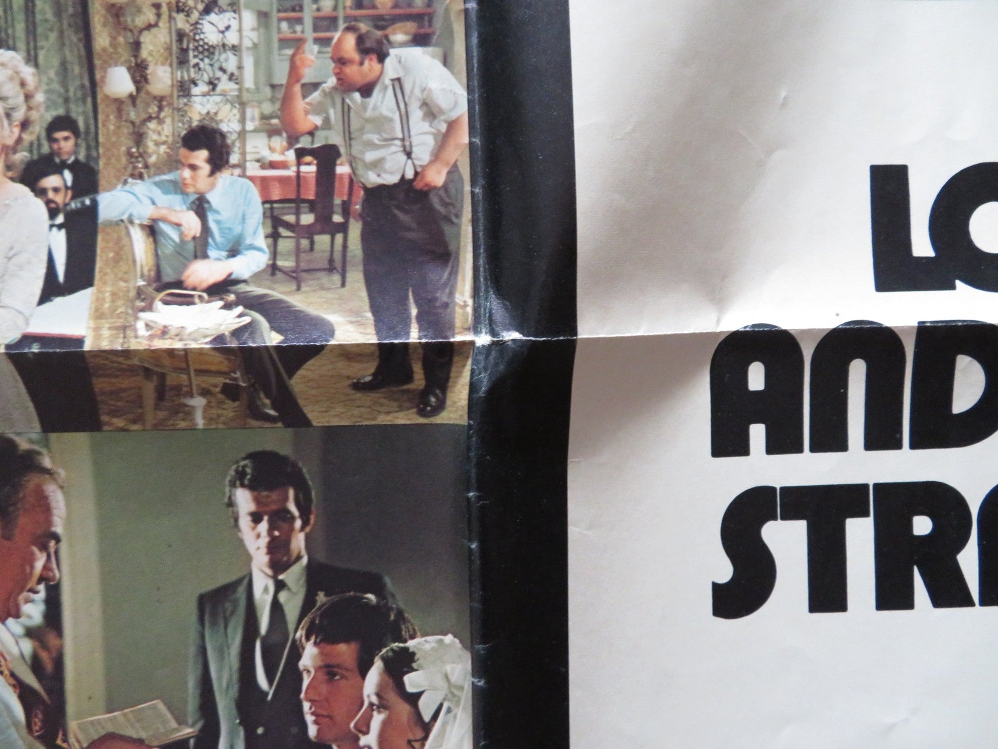 LOVERS AND OTHER STRANGERS FOLDED US ONE SHEET POSTER DIANE KEATON 1970 Rendezvous Cinema Movie posters