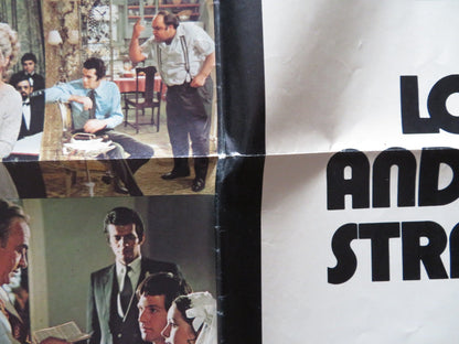 LOVERS AND OTHER STRANGERS FOLDED US ONE SHEET POSTER DIANE KEATON 1970 Rendezvous Cinema Movie posters