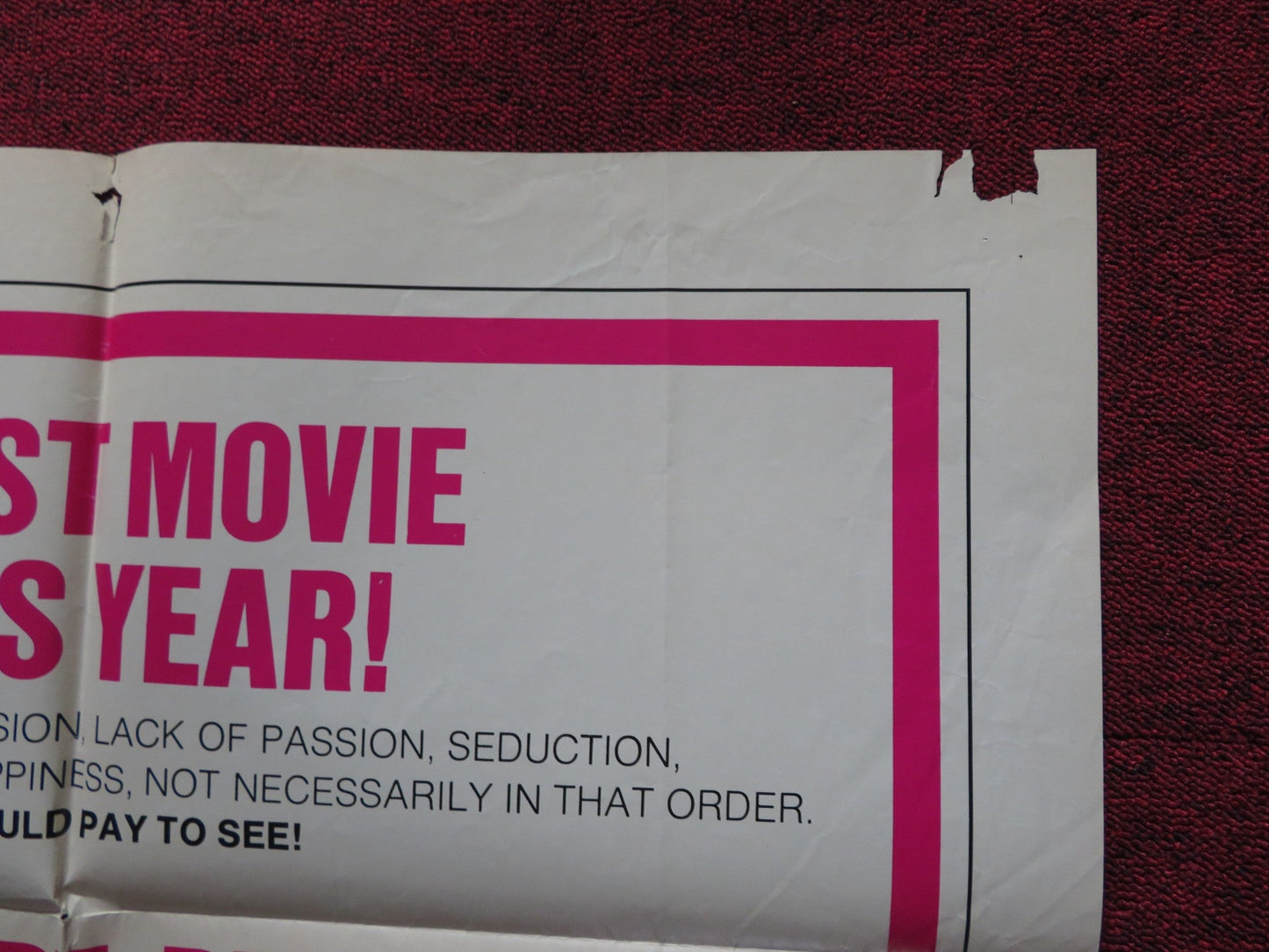 LOVERS AND OTHER STRANGERS FOLDED US ONE SHEET POSTER DIANE KEATON 1970 Rendezvous Cinema Movie posters