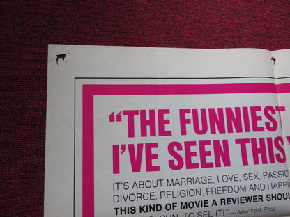 LOVERS AND OTHER STRANGERS FOLDED US ONE SHEET POSTER DIANE KEATON 1970 Rendezvous Cinema Movie posters