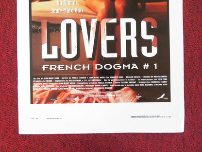LOVERS ITALIAN LOCANDINA POSTER ELODIE BOUCHEZ SERGUEI TRIFUNOVIC 1999 Rendezvous Cinema Movie posters
