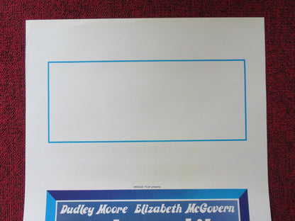 LOVESICK ITALIAN LOCANDINA POSTER DUDLEY MOORE ELIZABETH MCGOVERN 1983 Rendezvous Cinema Movie posters