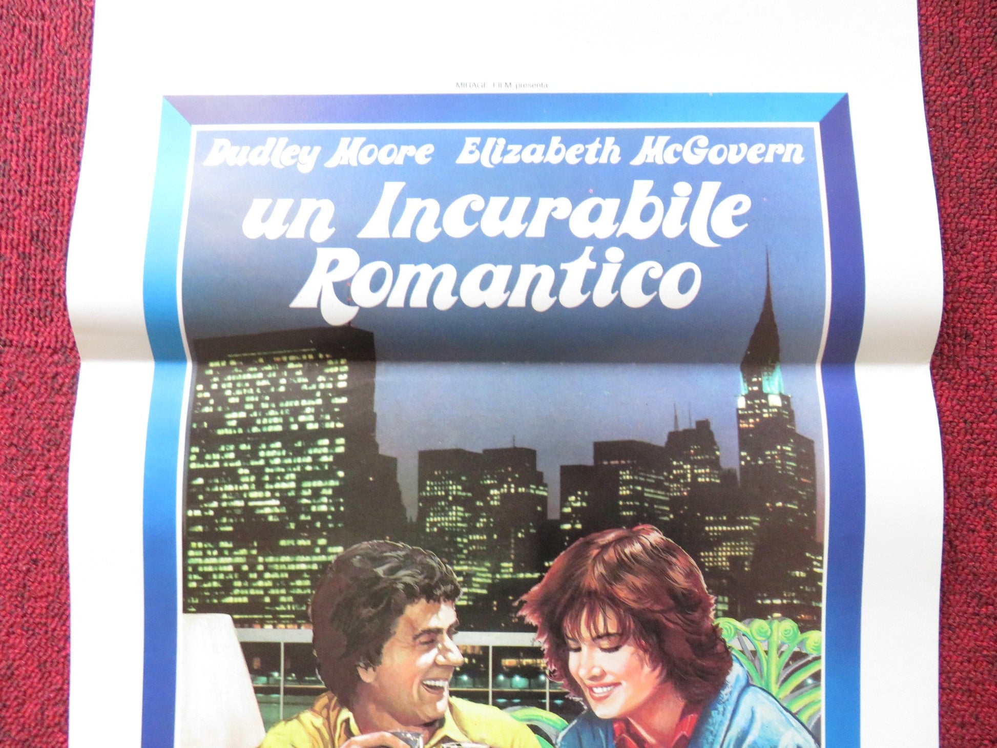LOVESICK ITALIAN LOCANDINA POSTER DUDLEY MOORE ELIZABETH MCGOVERN 1983 Rendezvous Cinema Movie posters