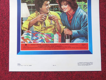 LOVESICK ITALIAN LOCANDINA POSTER DUDLEY MOORE ELIZABETH MCGOVERN 1983 Rendezvous Cinema Movie posters