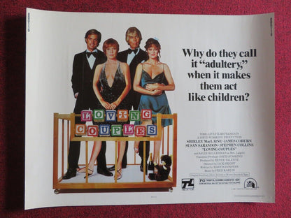 LOVING COUPLES US HALF SHEET (22"x 28") POSTER SHIRLEY MACLAINE 1980 Movie posters