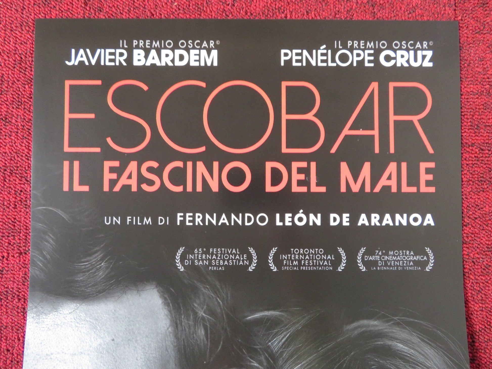 LOVING PABLO ITALIAN LOCANDINA POSTER JAVIER BARDEM PENELOPE CRUZ 2017 Rendezvous Cinema Movie posters