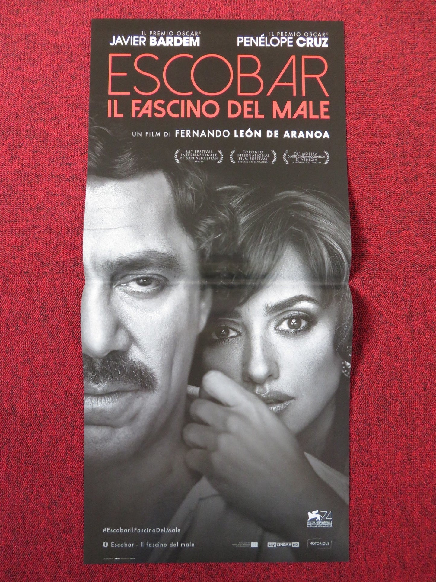 LOVING PABLO ITALIAN LOCANDINA POSTER JAVIER BARDEM PENELOPE CRUZ 2017 Rendezvous Cinema Movie posters