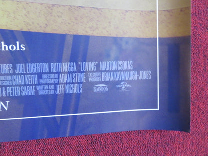 LOVING UK QUAD (30"x 40") ROLLED POSTER JOEL EDGERTON RUTH NEGGA 2016 Rendezvous Cinema Movie posters