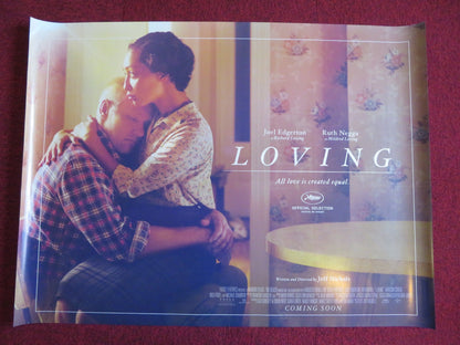 LOVING UK QUAD (30"x 40") ROLLED POSTER JOEL EDGERTON RUTH NEGGA 2016 Rendezvous Cinema Movie posters