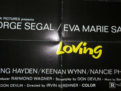 LOVING US ONE SHEET POSTER GEORGE SEGAL EVA MARIE SAINT 1970 - Rendezvous Cinema