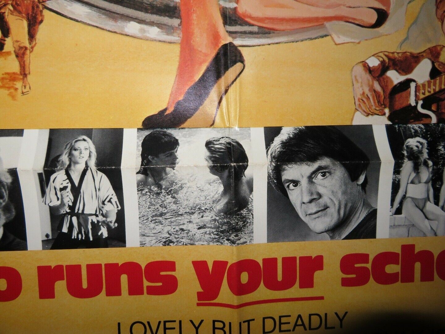 LOVLEY BUT DEADLY US ONE SHEET POSTER LUCINDA DOOLING JOHN RANDOLPH 1982 Movie posters