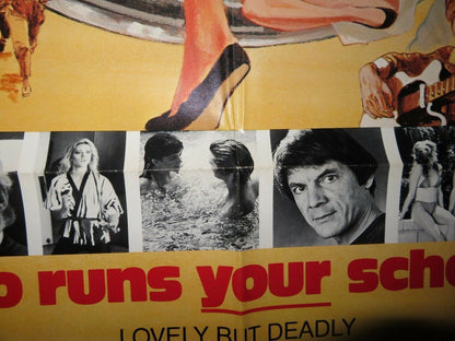 LOVLEY BUT DEADLY US ONE SHEET POSTER LUCINDA DOOLING JOHN RANDOLPH 1982 Movie posters