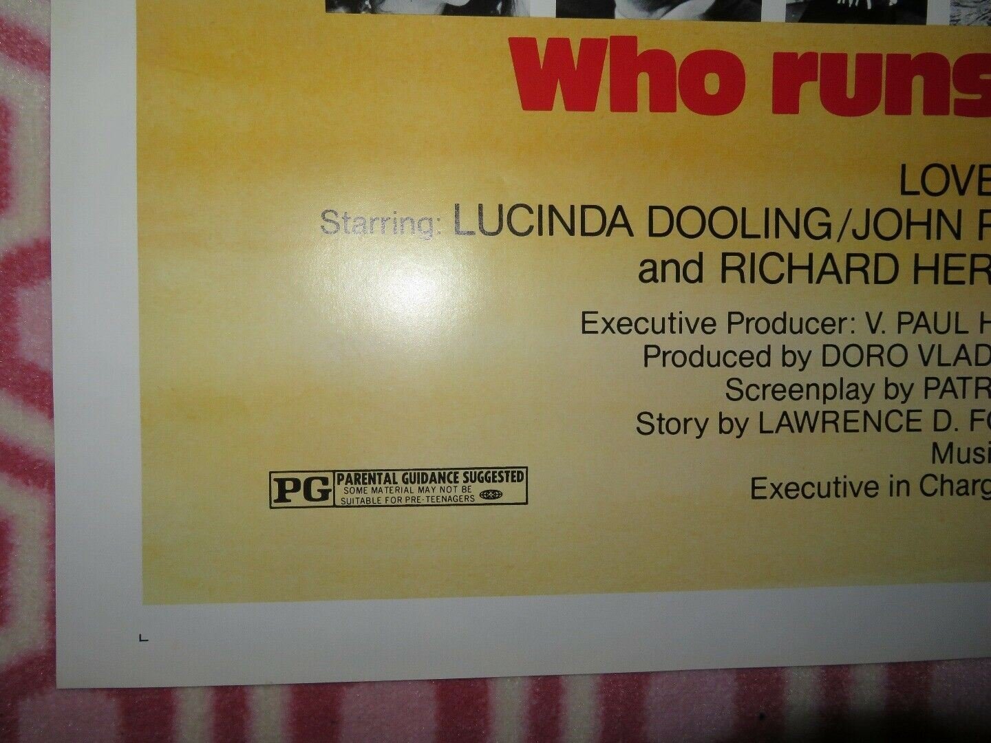 LOVLEY BUT DEADLY US ONE SHEET POSTER LUCINDA DOOLING JOHN RANDOLPH 1982 Movie posters