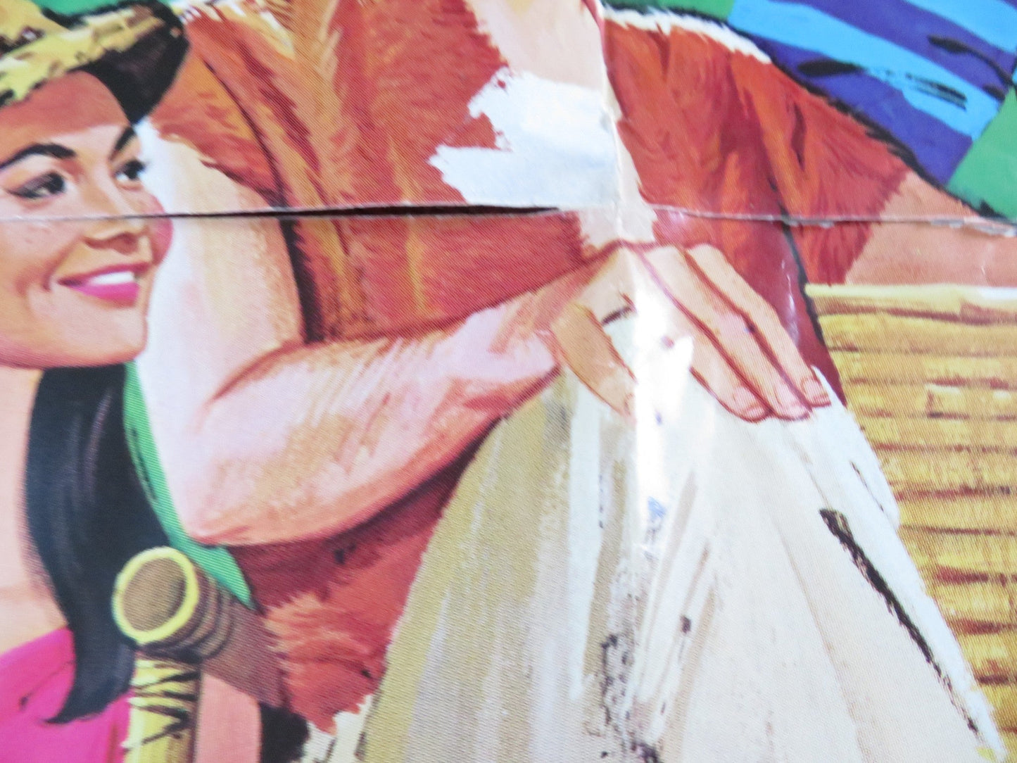 LT. ROBIN CRUSOE, U.S.N. - B FOLDED US ONE SHEET POSTER DICK VAN DYKE KWAN 1966 Rendezvous Cinema Movie posters